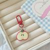 Charming Fruit Key Ornament Chic Fruit Pendant Key Holder Resin and Alloy Stylish Bag Pendant Decoration