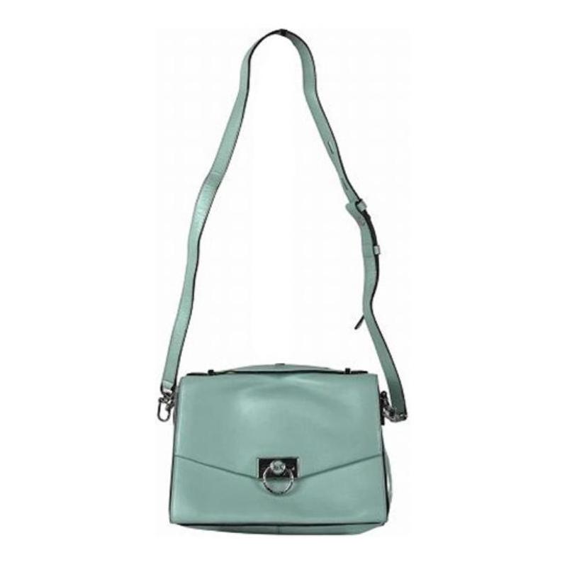 MICHAEL KORS Hendrix stylish design buckle flap closure leather shoulder crossbody bag medium women s blue синий