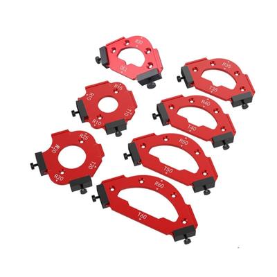 Woodworking Round Corner Radius Templates Router Table Corner Radius Jigs Wood Board Arcs Cutting Auxiliaries Tool