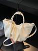 2025 Autumn French Pleated Cloud Bag: New Fashion Textured Casual Handbag & Crossbody