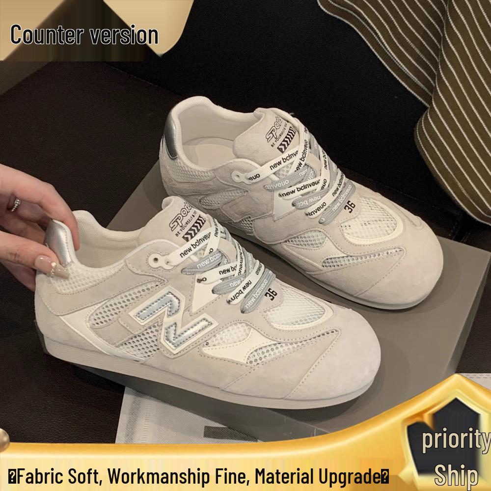 

2025 Summer Women s Versatile Mesh Breathable Thick-Soled Casual Commuting Shoes - Round-Toe, Comfortable Forrest Gump Style 35