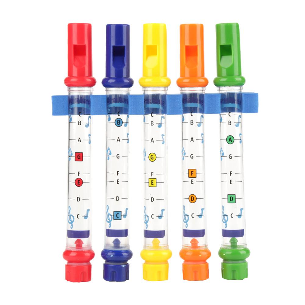 Water Pipes for Children, 5pcs Musical Instruments for Children Water Flutes Colorful Water Flutes Water Flutes Water Flutes Musical Toys
