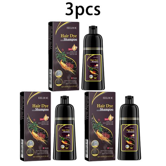 EELHOE Natural Brown Shampoo Polygonum Polygonum Plant Extract cleanses Hair, nourishes Dry Hair, Daily Care, supple and shiny Shampoo 500ml