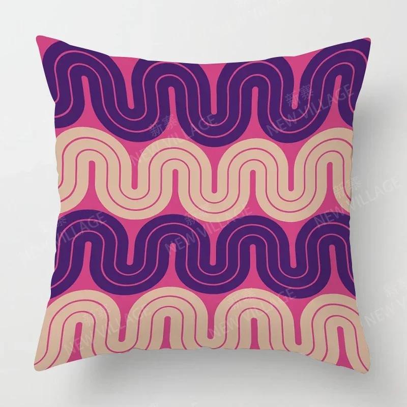 Nordic Fall Home Decor Autumn Throw Pillow Case Sofa Cushion Cover Modern  Geometry