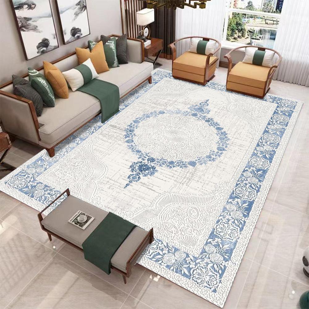 Persian Moroccan Carpet Living Room Bedroom Full Vintage Ethnic Style Carpet Sofa Decor Rug Bedside Soft Rug Kitchen Floor Mat