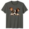 Cute Dog Peekaboo TShirt Puppy Peeking Tee Dog Lover Gift