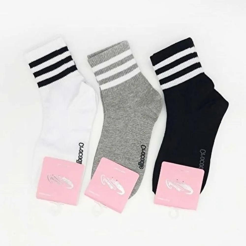 Women s Comfortable Mid-Calf Socks 5 Pairs Elastic Crocodile Rings (HSJ-WFFO9FW) 5 pairs of gray