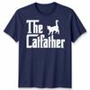De Katvader Unisex T-shirt Grappig Cadeau voor Kattenbezitter