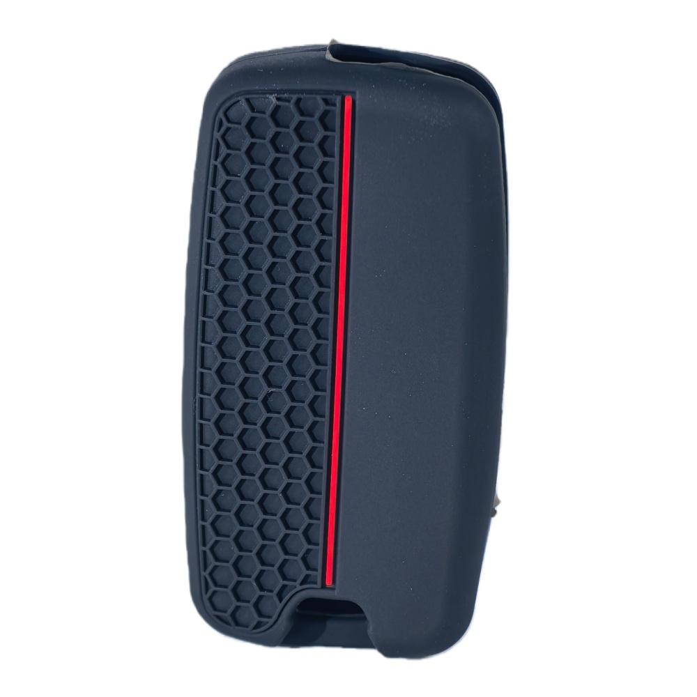 Silikon Autoschlüsselhülle Fob für Jeep Cherokee Compass S Renegade Grand Commander für Dodge Journey Challenger Jcuv Charger