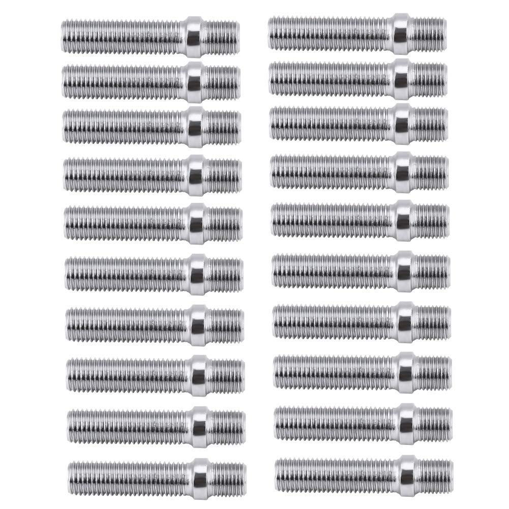 Doukon 20pcs 50mm Expansion Wheel Stud Conversion 12x1.5 To 12x1.5 Screw Adapter Fits 1998-2008