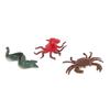 Terra Sea Animal World - Set of 60 Sea Creature Figures (12 Species) - Animal Toys for Ages 3 and Up - Authentic