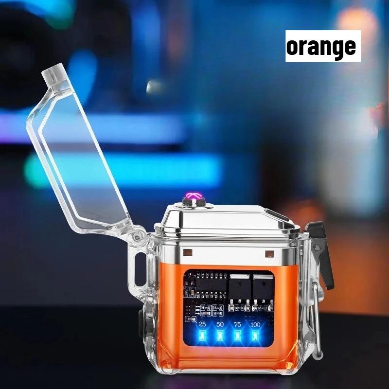 New Fashionable Household Transparent Double Arc Waterproof Convenient USB Electronic Fast Charging Illumination Plasma