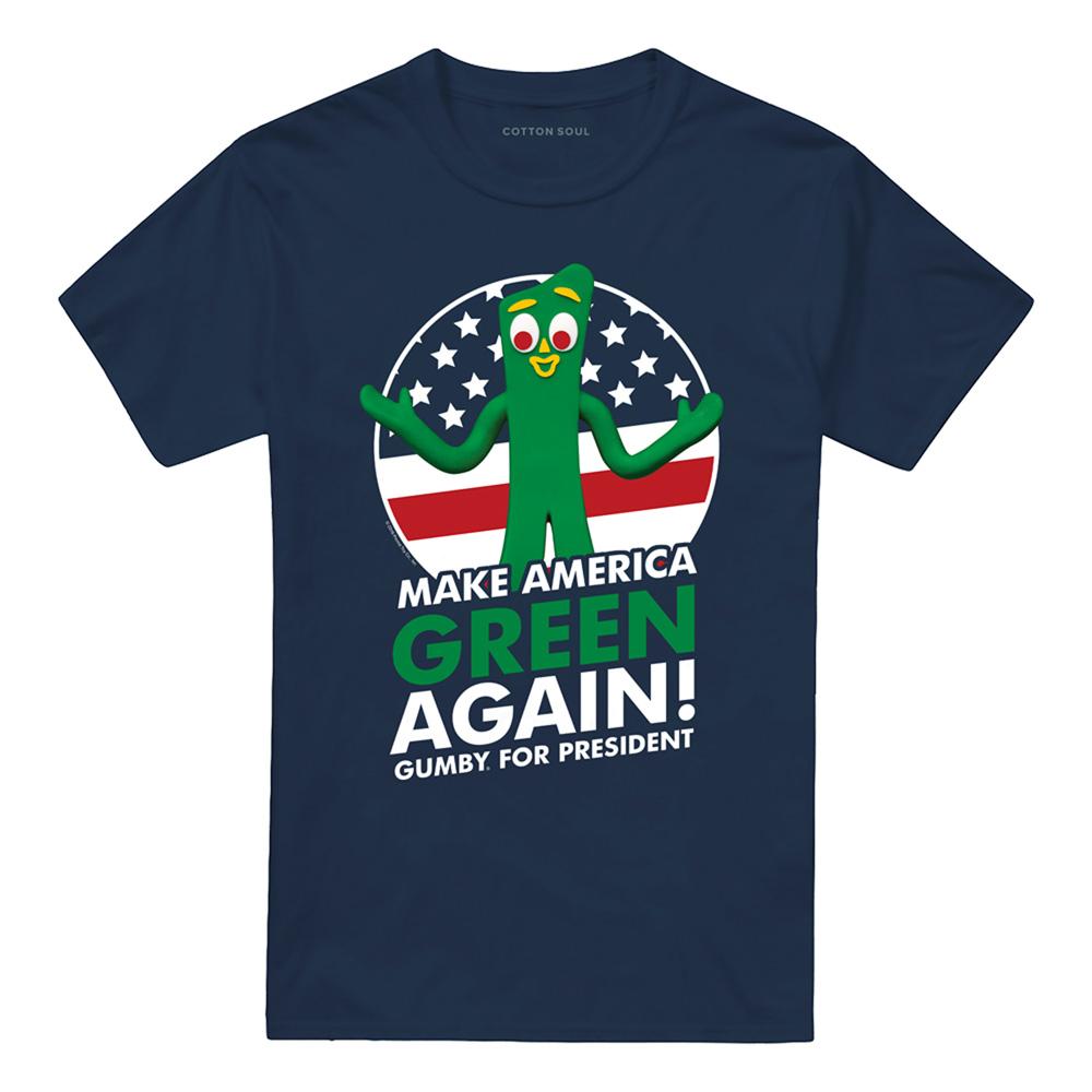 Gumby Unisex Adult For President T-Shirt