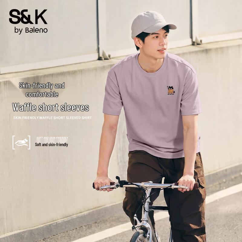 Baleno Men s Heavyweight Waffle Knit T-Shirt XL