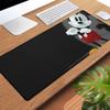 MINISO Cartoon Characters Printed Mouse Pad, Black Background Design, Rubber Material, Non-Slip Base, Smooth Surface for Office & Home