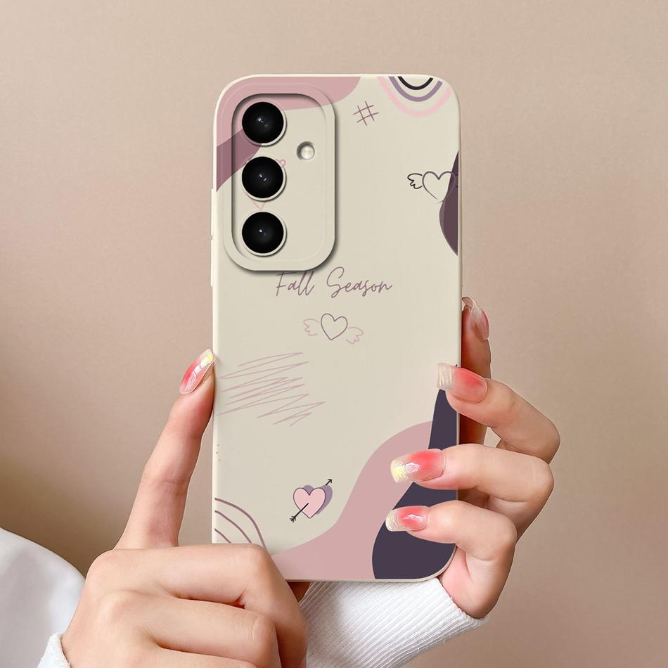 For Samsung S25 Ultra Phone Case For Samsung S25 Plus Funda For Galaxy S25 5G Soft Liquid Silicone Back Covers For Samsung S 25