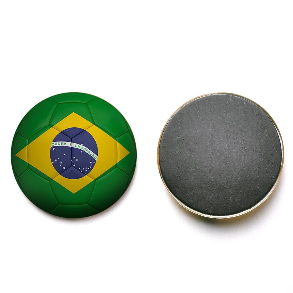 Countries Flag Russia Germany France Spain England Belgium Portugal 30mm Crystal Glass Fridge Magnets Decor