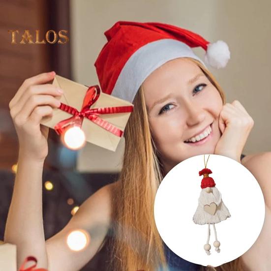 DIY Weihnachtsbaum-Makramee-Set, Baumwollseil-Flechtset, Handstricken, Boho-Weihnachtsquasten-Dekor-Set für Anfänger