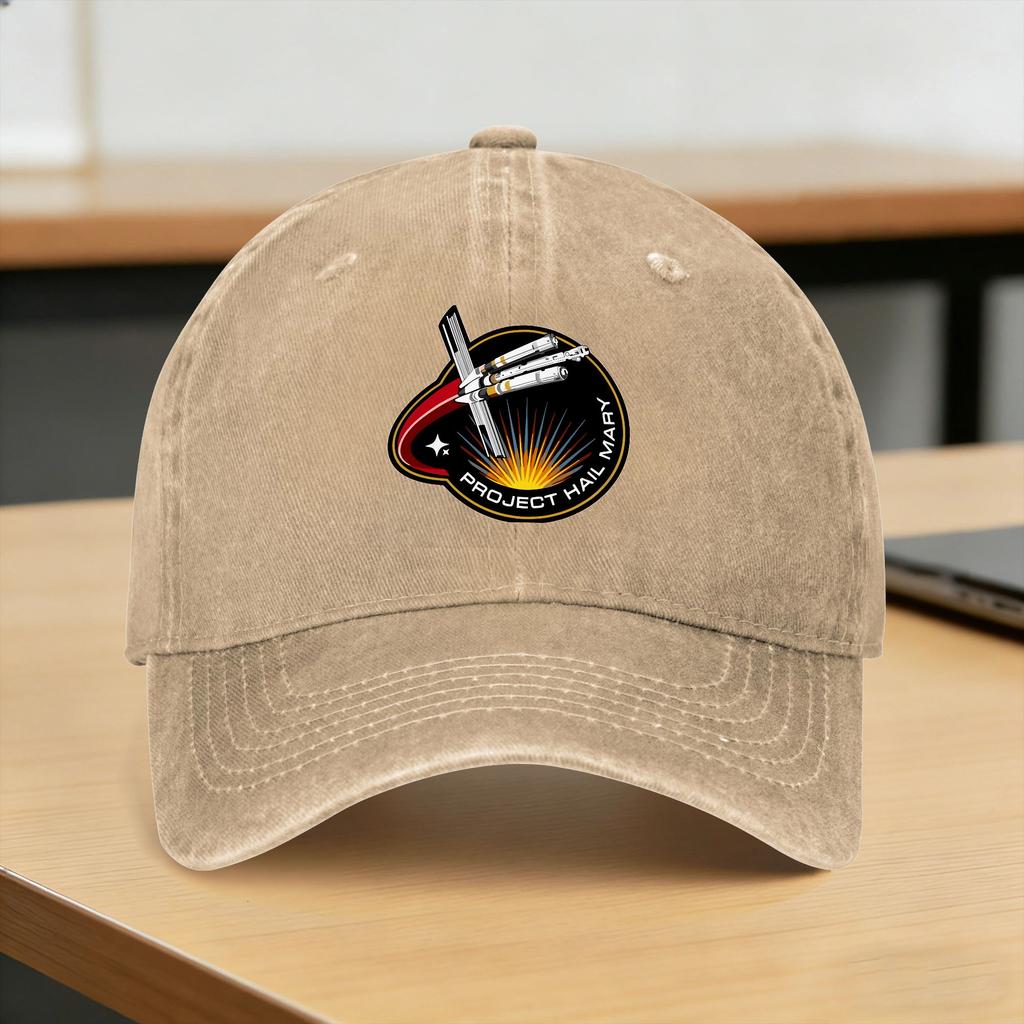 Baseball Cap Project Hail Mary Logo Summer Fitted Retro Trucker Hat  Unisex Women Print Hunting Camping SunProof Snapback Cap
