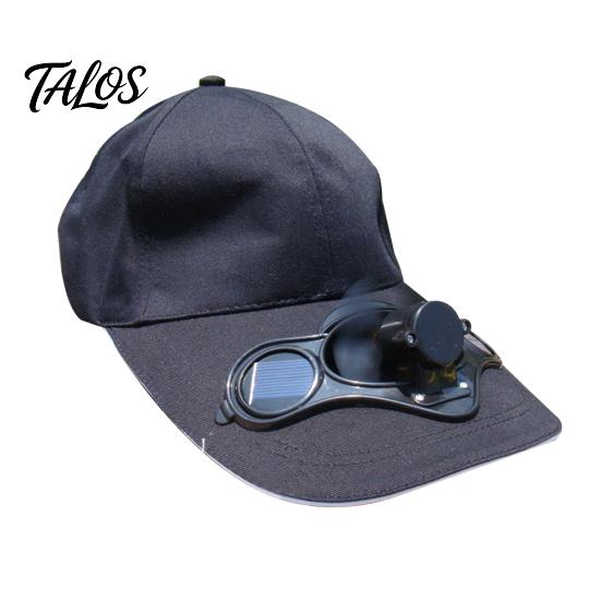 Women's Men's Summer Fishing Cap Solar Power Cool Fan Beach Boater Hat Gift