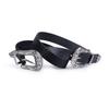 Button Double Women Faux Leather Belt With Floral Decor For Office Wears Casual