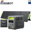 Estação de Energia Portátil FOSSiBOT F1200, Gerador Solar LiFePO4 de 1024Wh com Saídas AC de 1200W | com Painel Solar de 200W, Viagem/Acampamento/Casa