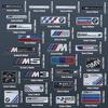 Auto Decoration Stickers 3D Aluminum Car Body Tail Trunk Badge Decals For BMW M Performance M3 M5 Motor Sport Emblem Accessories