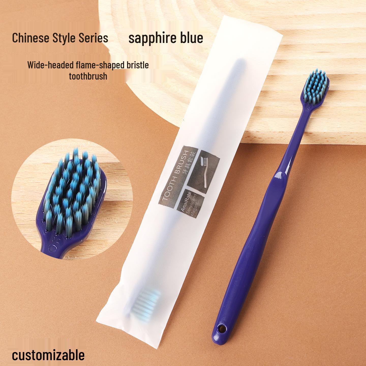 

Premium Soft Bristle Toothbrush Set for Hotels & Homes - National Tide Style