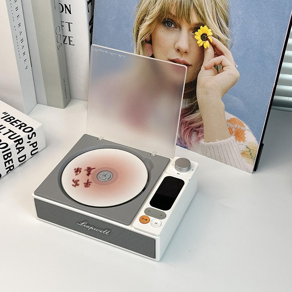 Portable Walkman Screen CD Player Vintage CD Disc All In CD-RW CD Player Bluetooth Speaker Album