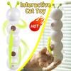 Caterpillar Interactive Cat Toy Motion Activated Teasing Cat Toy Rechargeable Automatic Cat Toy with Tail for Indoor Cats