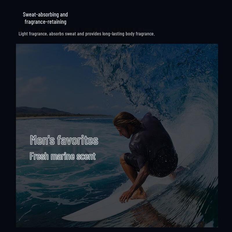 Erfrischendes Antitranspirant-Körperpuder für Männer