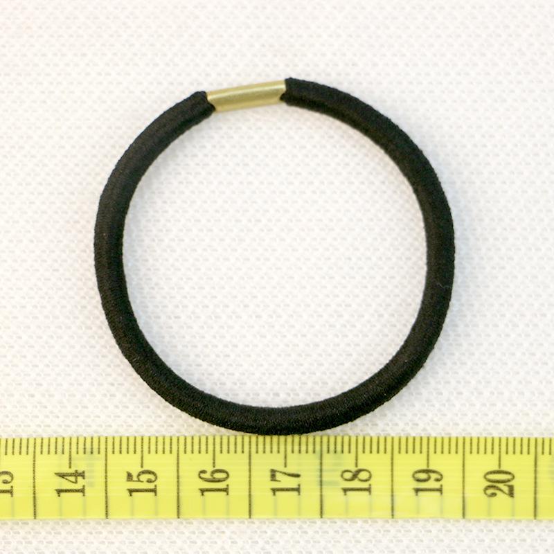 Elastische Haargummis Aus Samt – 12 Stück, Schwarz, Ca. 5 Cm Durchmesser, Für Damen & Mädchen