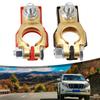 Top Grade Copper Battery Terminal Clip Connector Set for Vehicles (2Pcs)