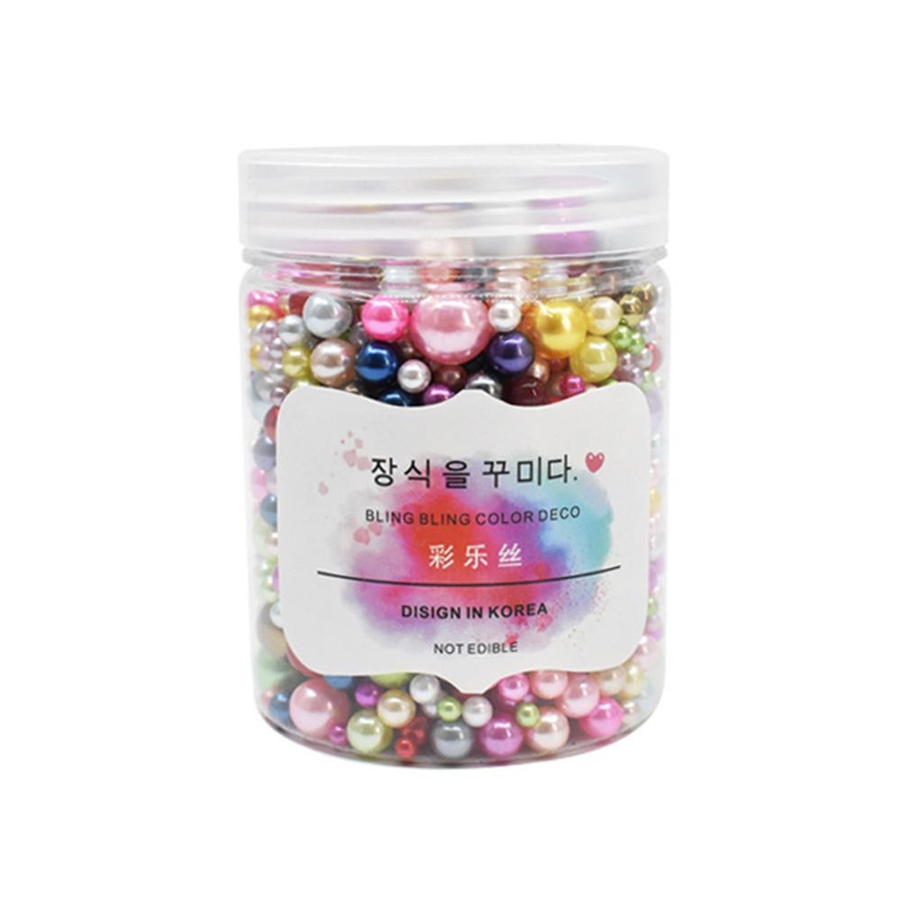 

100 г разноцветный искусственный жемчуг смешанного размера DIY аксессуары креативный материал для ручного изготовления аксессуар 1