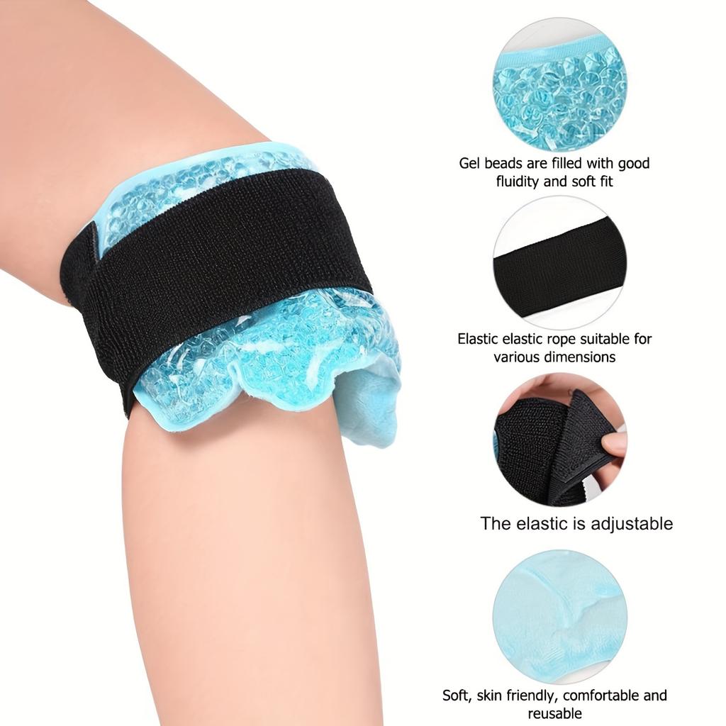 Sport Foot Ice Compress Wrap Ankle Hot Cold Gel Bead Ice Pack for Ankle Foot Hand Care Massager Ankle Support Ankle Pad