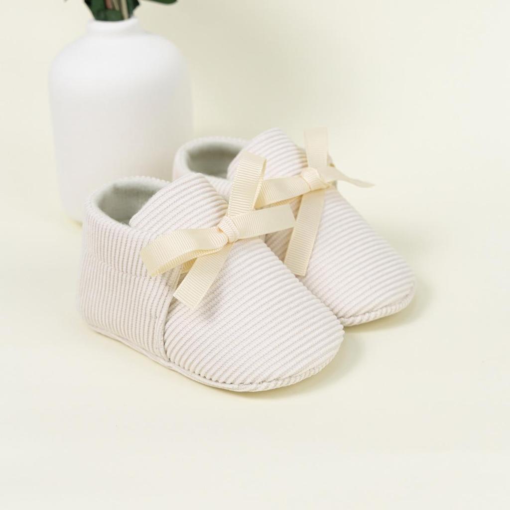 New Striped Moccasins: Non-Slip Casual Shoes for 0-1 Year Olds