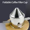 Filtro de Café Pour Over Reutilizável Cafeteira para Camping Acessórios para Casa Copos de Filtro de Café Ferramenta de Espresso para Acampamento