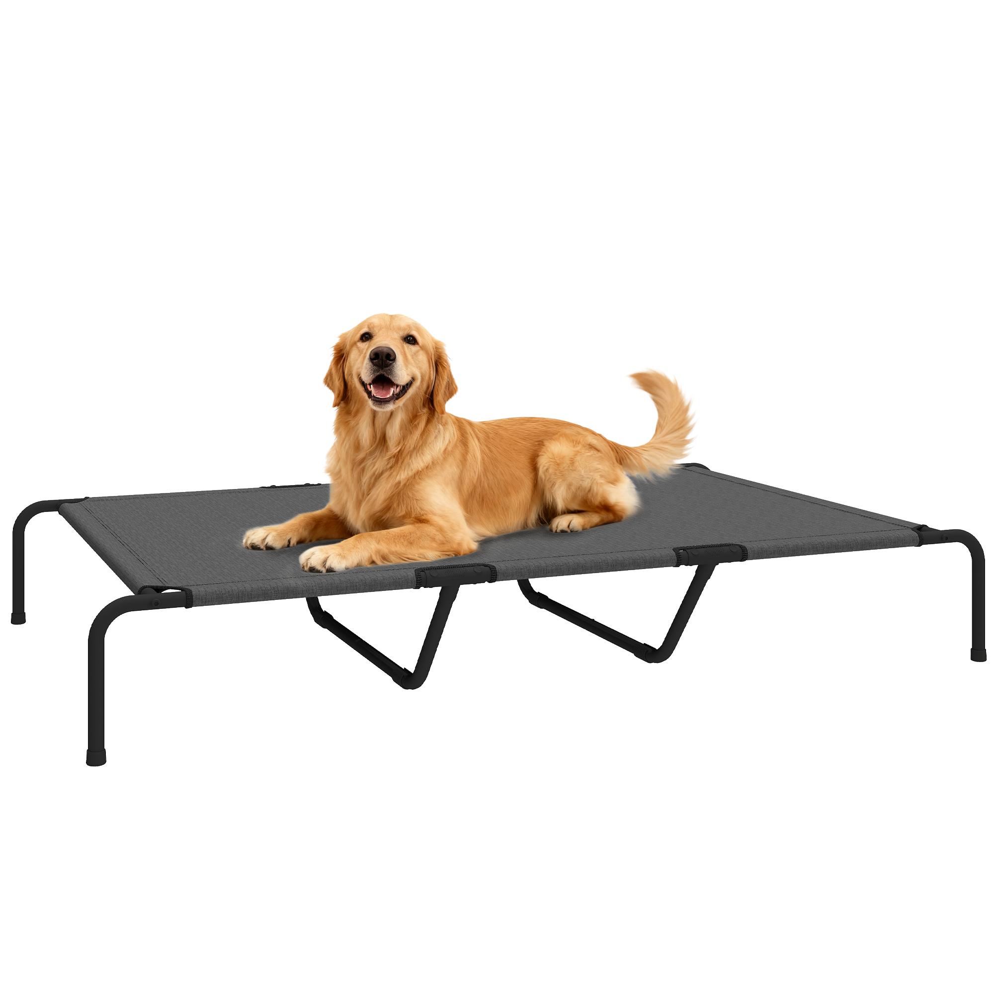 Outdoor dog bed, elevated dog bed