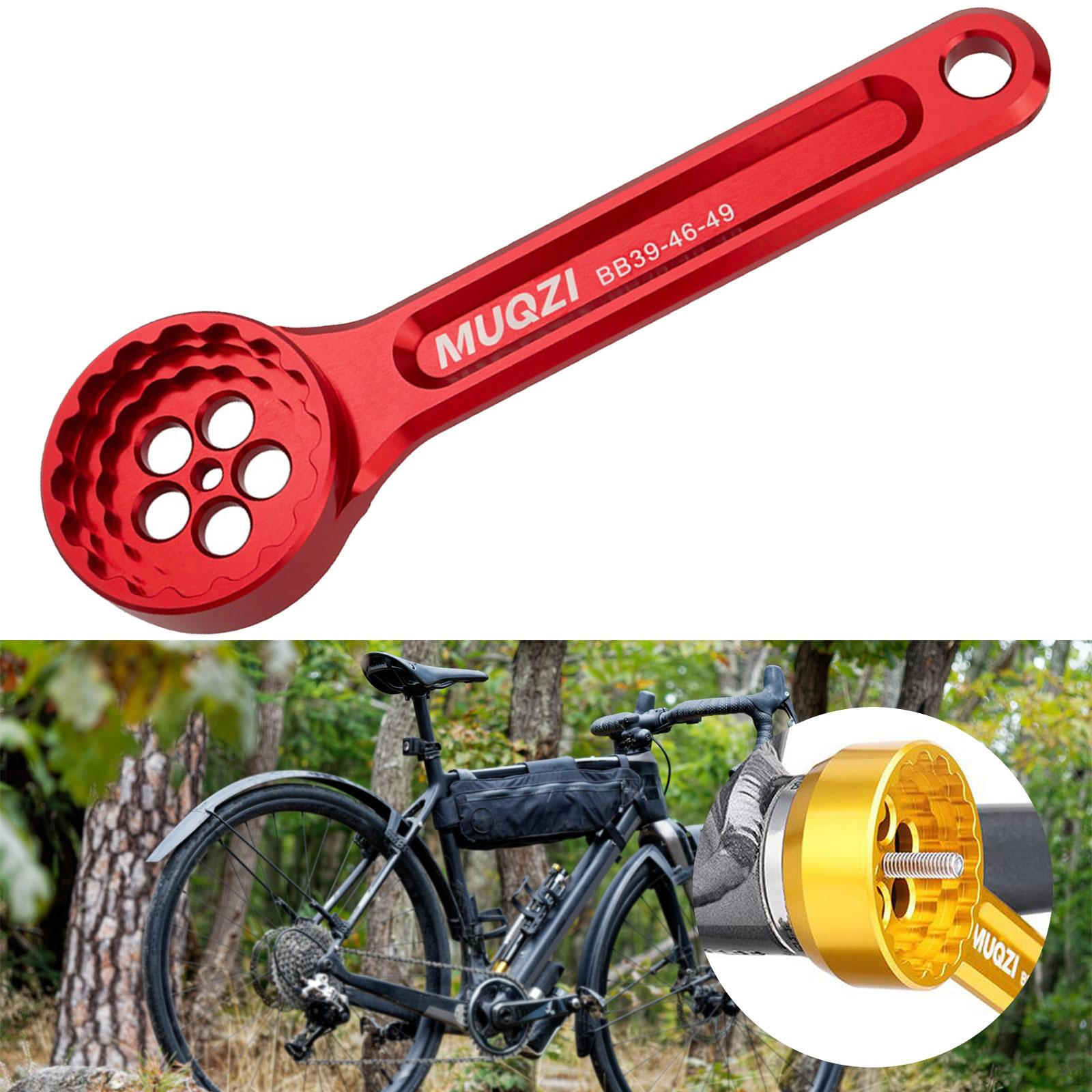 

Bike Bottom Bracket Tool for Chainring Installation And Removal Red