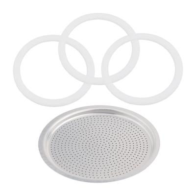 Joints de remplacement et filtre en aluminium pour cafetière Moka Saveur de café optimale