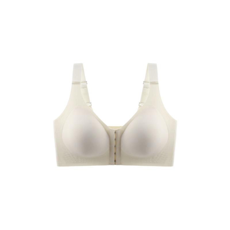 

Large size, gather and close the secondary breasts, anti-sagging, large breasts, small breasts, no steel ring, front buckle, beautiful back, thin bra. 6XL білий