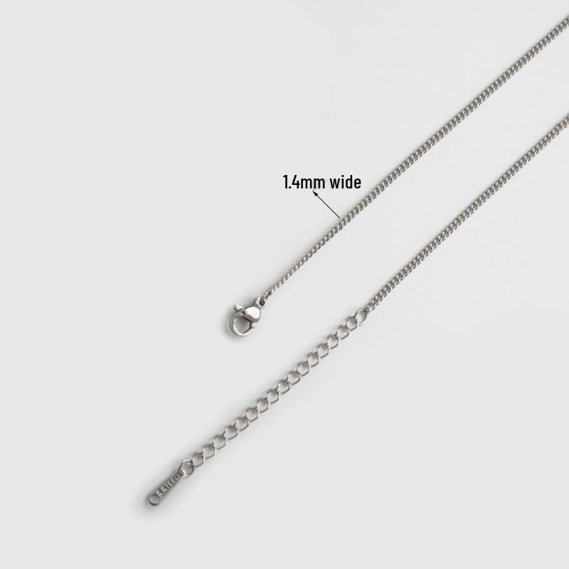 18K Gold Stainless Steel Snake Bone Clavicle Chain Necklace Without Pendant