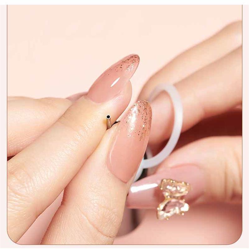 10ml No Wipe Top Coat & Gem Glue 2 In 1 Nail Sealant for Rhinestones/Charms Strong Adhesive Gap Filling DIY Nail Art Extension UV LED Cured