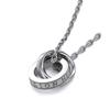 Lion Heart Necklace Limited Edition LH-1 Logo Double Ring Surgical Stainless Steel (Metal Allergy Compatible)