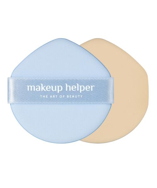 [Makeup Helper] Big Edge Aqua Blue Cushion Puffs (5 Count) (Puff_blue)