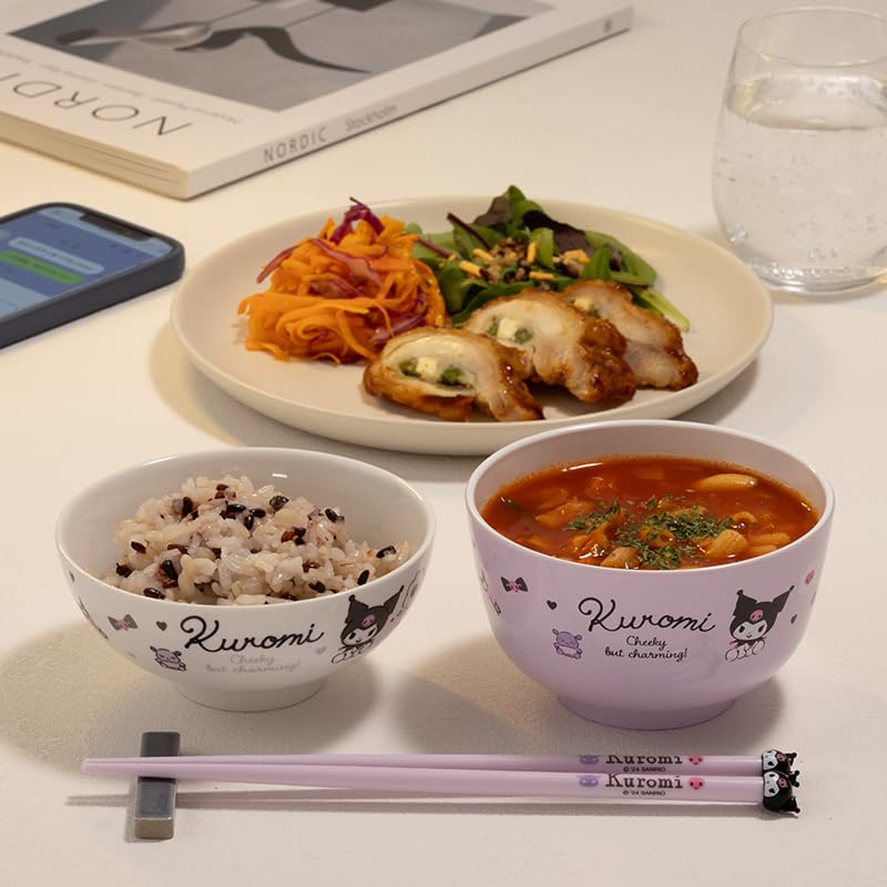 Sanrio Kuromi Chopsticks with Mascot 21 x x 1 cm Character Design SANRIO 989801 - 2.4 - -