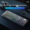 EWEADN V102Ultra Tri-Mode Wireless Membrane Keyboard with Screen