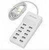 100W 20-Port Multi-Device USB Charger for Phones