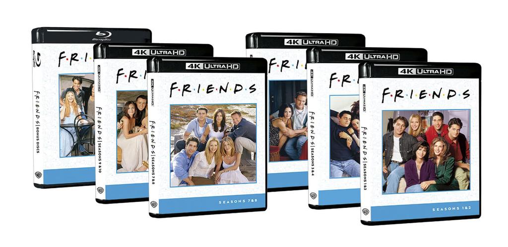 Press Friends 30th Anniversary 4K ULTRA HD Complete Series Discs 2 Bonus Bonus ULTRA HD [First Edition] (23 + Discs/Includes Features) [4K + Blu-ray]