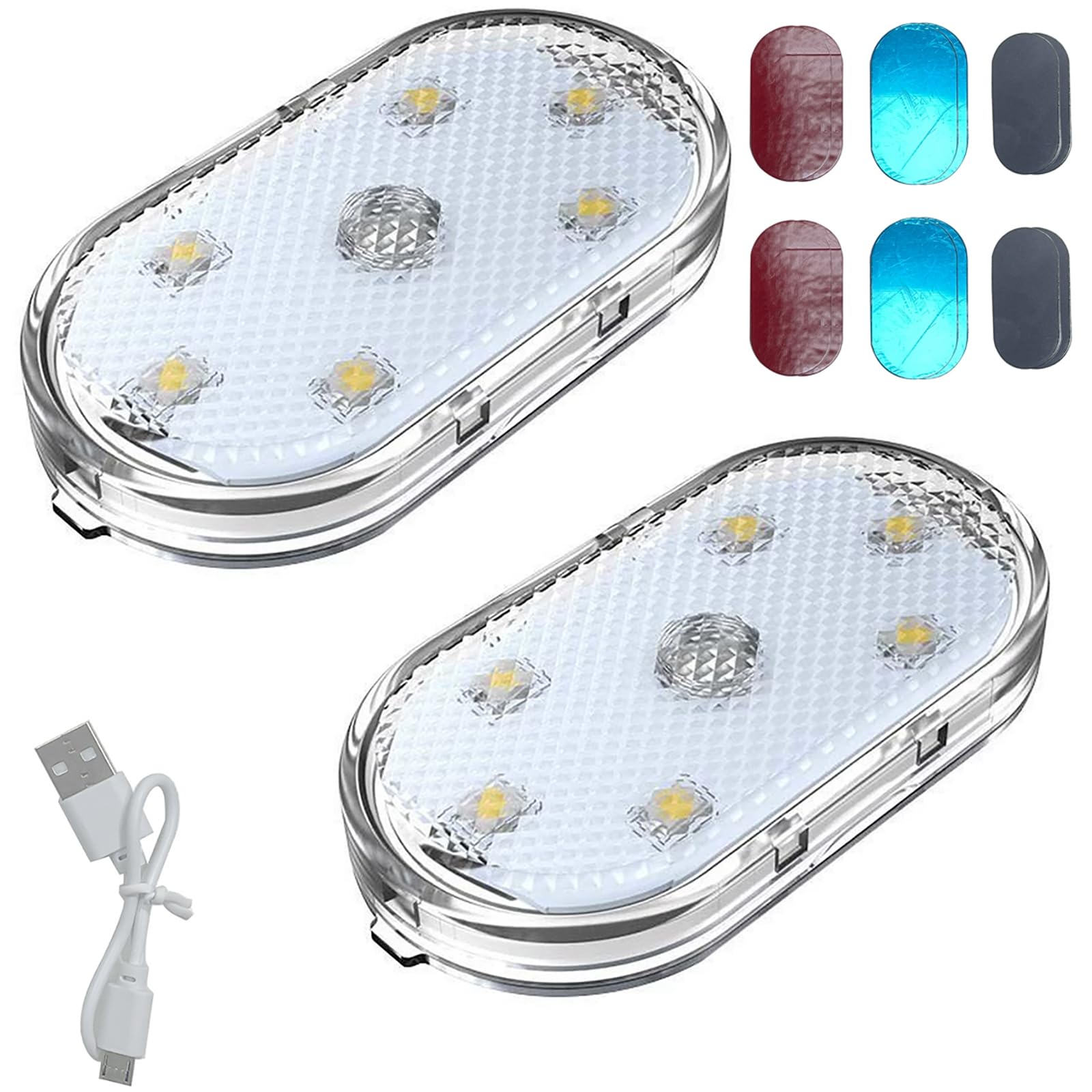 Room Lamp Set of 2 Car Interior Light LED Car белый